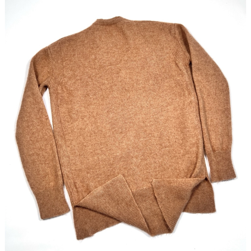 Sandro PARIS Womans Sweater Italy Size 1 100% Camel Tan Brown - Picture 9 of 11